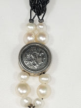 Φόρτωση εικόνας στο εργαλείο προβολής Συλλογής, ΜΕΝΤΑΓΙΟΝ - ΚΟΛΙΕ ΔΑΚΡΥ ΑΣΗΜΙ 925⁰ ΜΕ 8 ΜΑΡΓΑΡΙΤΑΡΙΑ ΚΑΙ ΜΕΤΑΛΛΙΟ ΜΕΓΑΛΕΞΑΝΔΡΟ ΑΣΗΜΕΝΙΟ