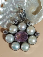 Φόρτωση εικόνας στο εργαλείο προβολής Συλλογής, ΜΕΝΤΑΓΙΟΝ ΑΣΗΜΕΝΙΟ 925⁰ ΜΕ 7 ΜΑΡΓΑΡΙΤΑΡΙΑ ΓΝΗΣΙΑ + ΟΒΑΛ ΑΜΕΘΥΣΤΟΣ