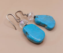 Φόρτωση εικόνας στο εργαλείο προβολής Συλλογής, ΑΝΤΙΚΕ ΑΝΟΞΕΙΔΩΤΑ ΣΚΟΥΛΑΡΙΚΙΑ ΜΕ ΗΜΙΠΟΛΥΤΙΜΕΣ ΤΥΡΚΟΥΑΖ ΠΕΤΡΕΣ ΚΑΙ ΚΡΥΣΤΑΛΛΑ