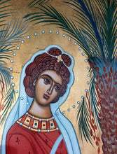 Φόρτωση εικόνας στο εργαλείο προβολής Συλλογής, BYZANTINH ΖΩΓΡΑΦΙΚΗ «ΠΑΡΘEΝΟΜΑΡΤΥΡΕΣ», ΚΑΜΒΑΣ ΜΕ ΧΡΩΜΑΤΑ ΤΕΜΠΕΡΑΣ ΚΑΙ ΦΥΛΛΟ ΧΡΥΣΟ 23Κ, 85x120cm.
