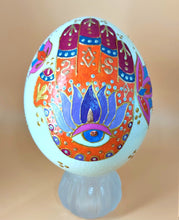 Φόρτωση εικόνας στο εργαλείο προβολής Συλλογής, "ΧΕΡΙ ΦΑΤΙΜΑ ΚΑΙ ΑΝΘΗ ΛΩΤΟΥ ME ΓΑΛΑΖΙΟ ΜΑΤΙ", ΑΥΓΟ ΣΤΡΟΥΘΟΚΑΜΗΛΟΥ - ΚΑΛΛΙΤΕΧΝΙΚΗ ΖΩΓΡΑΦΙΚΗ