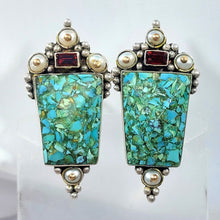 Φόρτωση εικόνας στο εργαλείο προβολής Συλλογής, ΑΣΗΜΕΝΙΑ ΣΚΟΥΛΑΡΙΚΙΑ "ΠΥΡΑΜΙΔΑ" ΓΝΗΣΙΑ ΠΕΤΡΑ ΤΥΡΚΟΥΑΖ ΨΗΦΙΔΩΤΟ - ΓΝΗΣΙΑ ΜΑΡΓΑΡΙΤΑΡΙΑ ΚΑΙ ΓΡΑΝΑΤΕΣ ΜΕ ΧΡΥΣΑ ΚΑΡΦΑΚΙΑ 14Κ