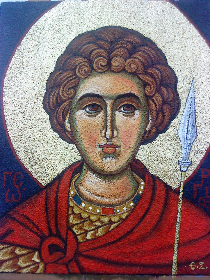 ΑΜΜΟΓΡΑΦΙΑ/ΑΓΙΟΓΡΑΦΙΑ «ΑΓΙΟΣ ΔΗΜΗΤΡΙΟΣ» , 50x40cm