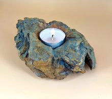 Load image into Gallery viewer, ANCIENT OLIVE TREE ROOT SMALL HANDMADE - CARVED FOR AROMATIC CANDLE - WITH POSITIVE ENERGY 
